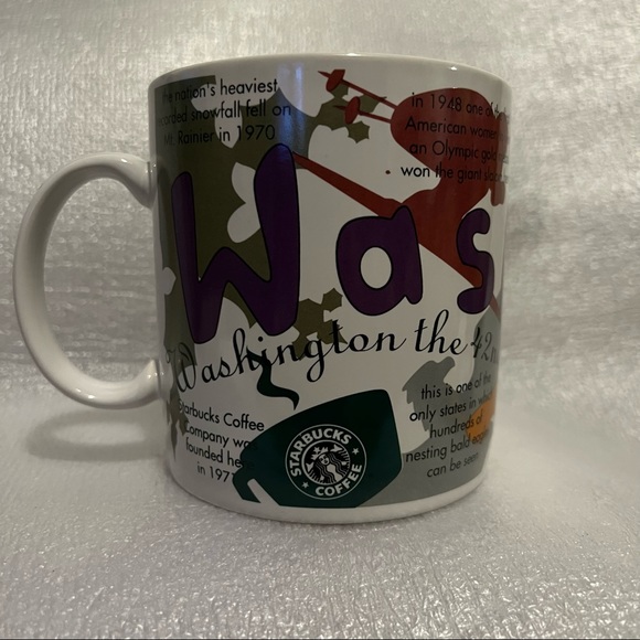 Rare vintage Starbucks Washington State Mug 1997 - Picture 2 of 7